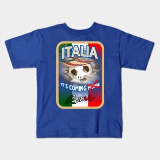 Italia It's Coming to Rome European Football Winners Kids T-Shirt